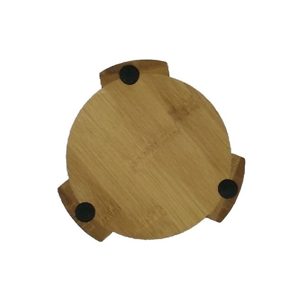 6 Video Game Controller Laser Engraved Bamboo Coasters With Holder - Gamer Cave - Picture 5 of 5